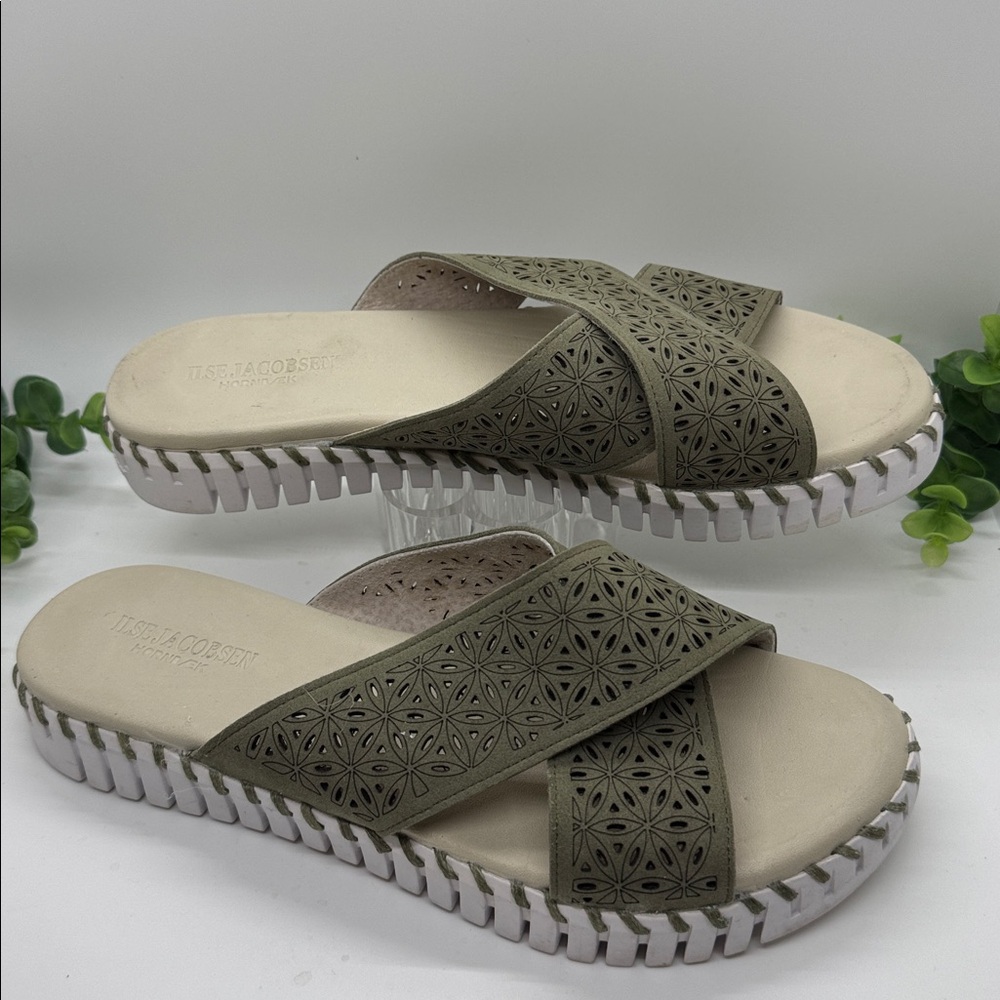 ILSE JACOBSEN Tulip Slide Sandals A613 size 41 (10)